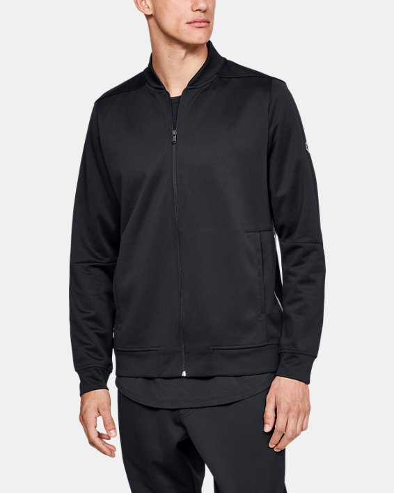 Men's UA RUSH™ Track Suit Jacket, Black, pdpMainDesktop image number 0